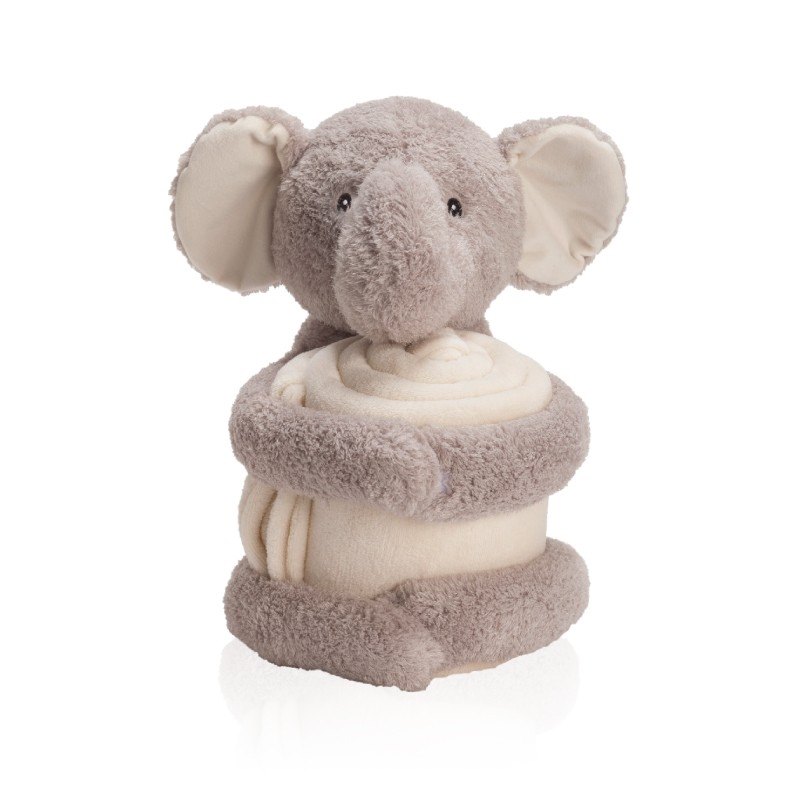 דמבו - בובת פיל המחבקת כרבולית קורל פליז מפנקת