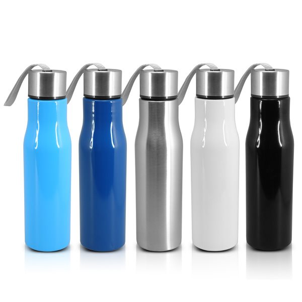 לאגו - בקבוק נירוסטה 540 מ"ל עם רצועת נשיאה