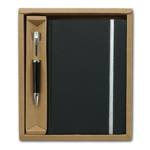 קומבי דה וינצ'י - סט מחברת מפוארת ועט מתכת