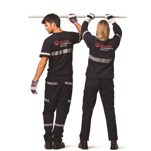 מכנס עם פסים זוהרים worker