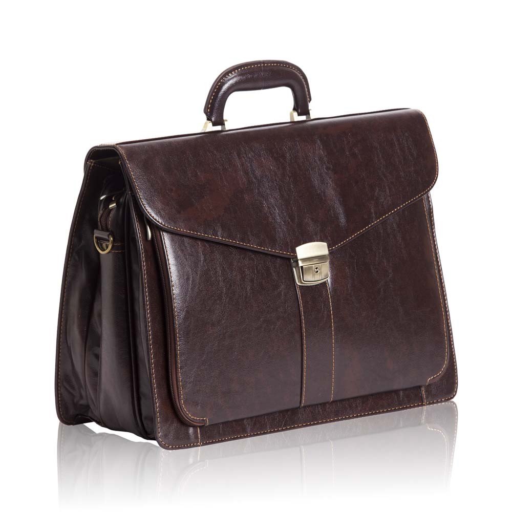 TRUMP - תיק עסקים יוקרתי דמוי עור - מבית העיצוב Ombre