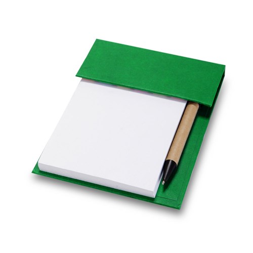 סקיצה - מעמד שולחני מנייר ממוחזר עם שלל דגלונים דבקיות