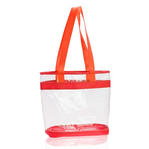 מאווי - תיק צד/ים/קניות עשוי PVC בשילוב בד