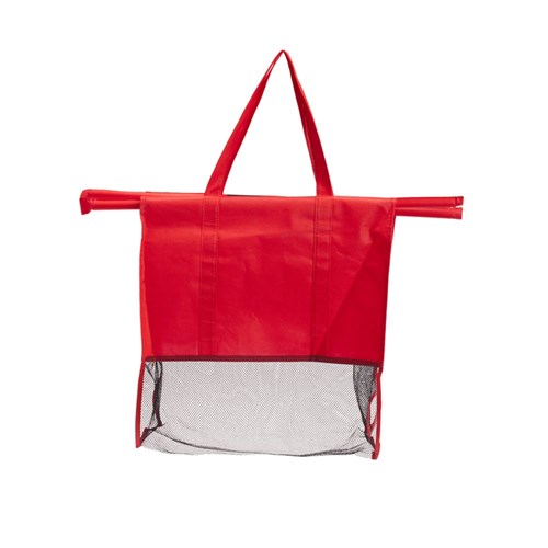 שופינג - סט 4 סלי קניות רב שימושיים הנפשים בקלות על עגלת הקניות