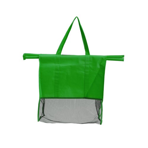 שופינג - סט 4 סלי קניות רב שימושיים הנפשים בקלות על עגלת הקניות