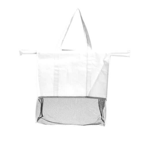 שופינג - סט 4 סלי קניות רב שימושיים הנפשים בקלות על עגלת הקניות