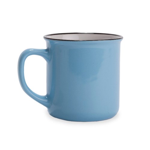 קרמל - ספל פורצלן בעיצוב רטרו מתאים להדפסת סובלימציה