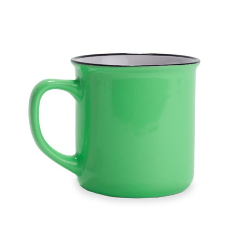 קרמל - ספל פורצלן בעיצוב רטרו מתאים להדפסת סובלימציה