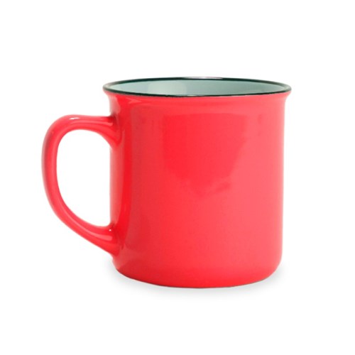 קרמל - ספל פורצלן בעיצוב רטרו מתאים להדפסת סובלימציה