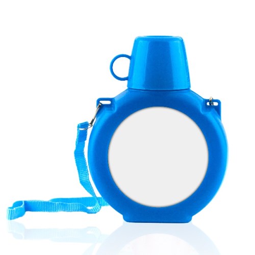 קנטין - בקבוק שתיה לילד עם כוס ורצועת נשיאה. מתאים להדפסת סובלימציה