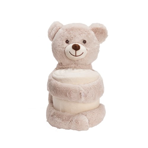 דובי - בובת דובי המחבקת כרבולית קורל פליז מפנקת ונעימה