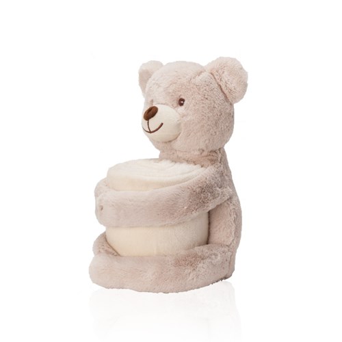 דובי - בובת דובי המחבקת כרבולית קורל פליז מפנקת ונעימה