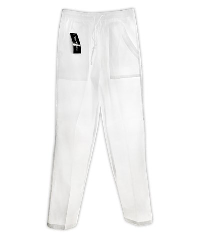 מכנס גומי לבן