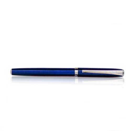628-Flamingo-pen-luxury-Blue-logo-roller-600x600
