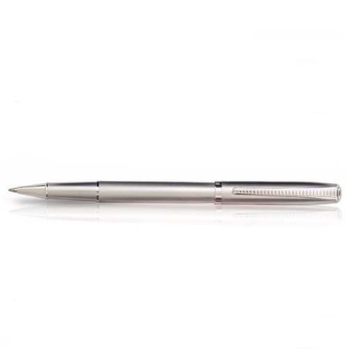 628-Flamingo-pen-luxury-silver-logo-roller-600x600