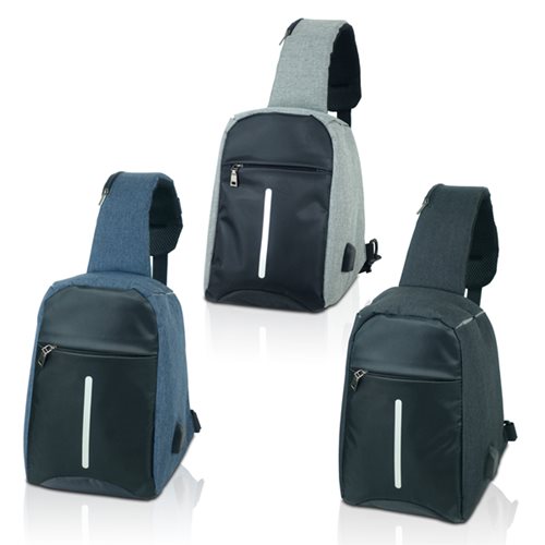 האנטר - תיק צד מעוצב נגד גניבות עם תא נסתר