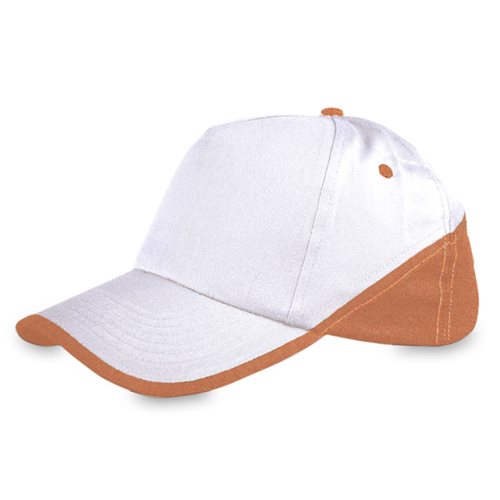 ‏‏391-Sport-cap-L-white-orange
