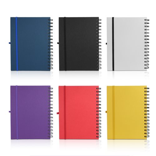 ספירל - מחברת A5 שעם ספירלה 80 דף שורה לבן