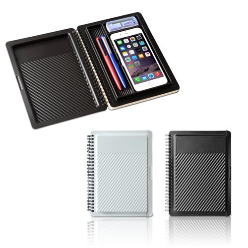 אול - אין מחברת ספירלה A5 בשילוב קלמר קשיח