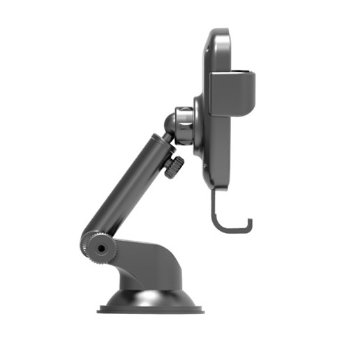 גרביטי - זרוע מתכווננת לרכב עם משטח טעינה אלחוטית