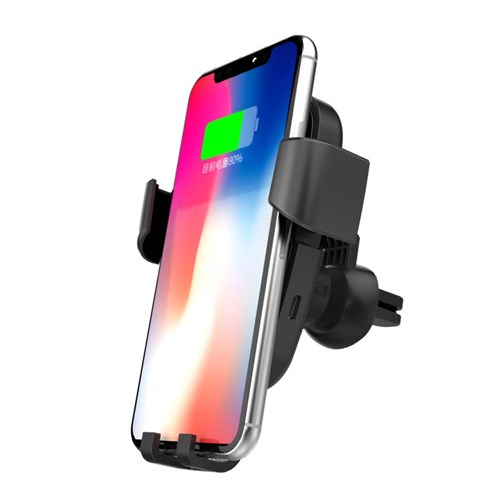 גרביטי - זרוע מתכווננת לרכב עם משטח טעינה אלחוטית