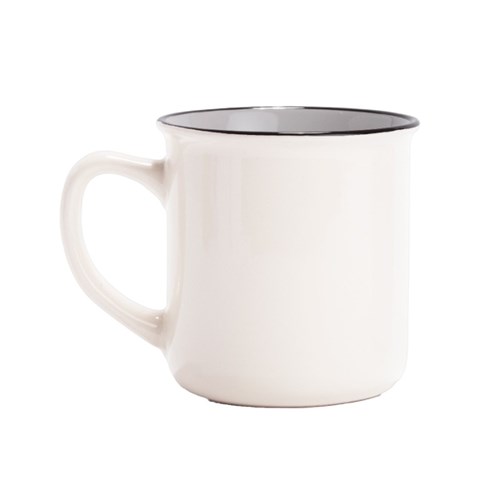 קרמלה - ספל פורצלן בעיצוב רטרו מתאים להדפסת סובלימציה