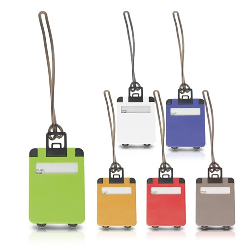 תגית - תג שם למזוודה מעוצב בצורת מזוודה