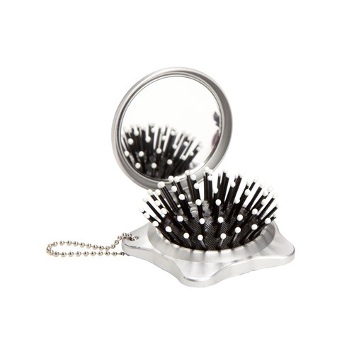 מוניק - מראת כיס עם מברשת נשלפת