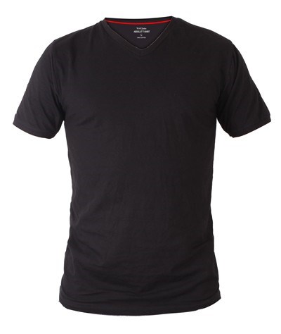 חולצת לייקרה V שחור נשים