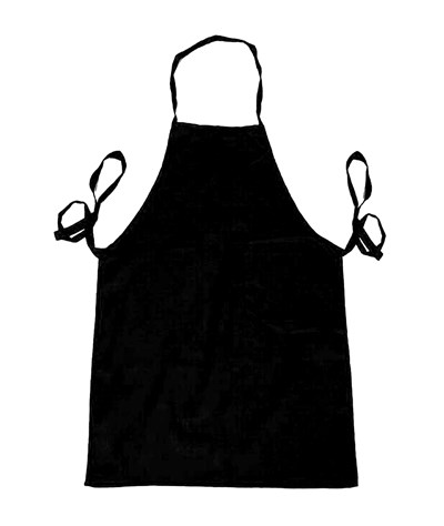 סינר שלם שחור/לבן