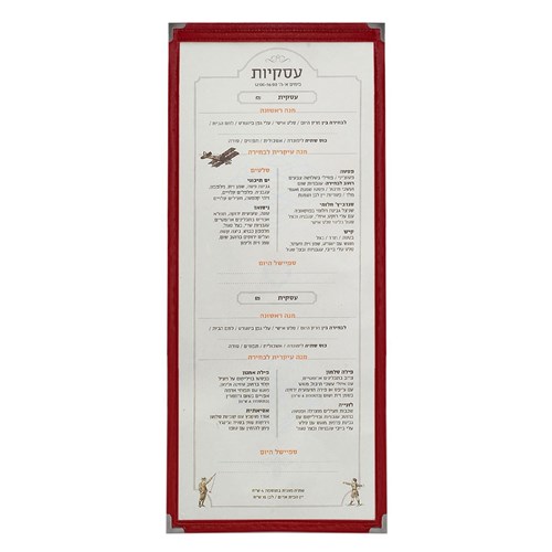 אוגדן שקוף צר