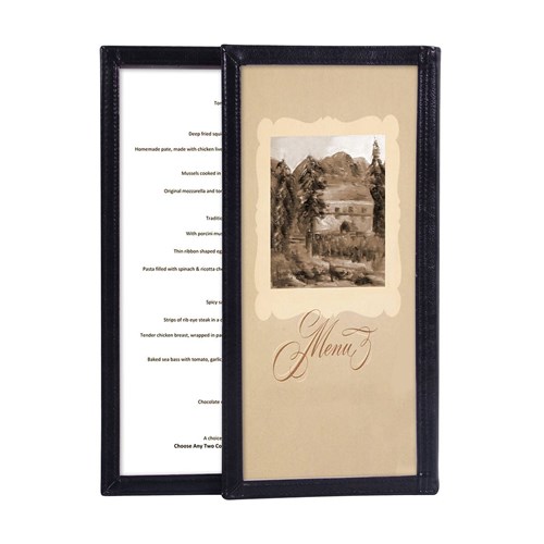 אוגדן שקוף בודד וחצי