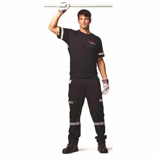 חולצת טריקו עם פסים זוהרים (Worker)