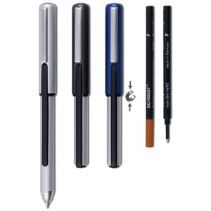 מיראז' - עט רולר מתכתי מעוצב עם סגירה מגנטית