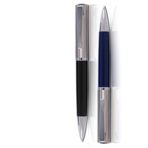 דיפלומט - עט מתכת כדורי יוקרתי חצי כסוף