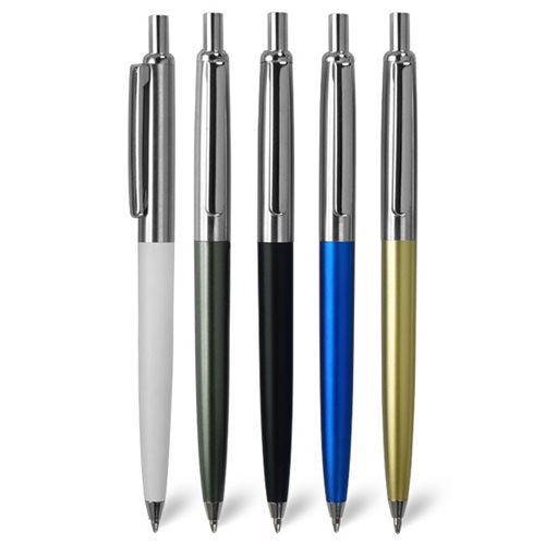 קונטרקט- עט כדורי חצי מתכתי בגימור מטלי