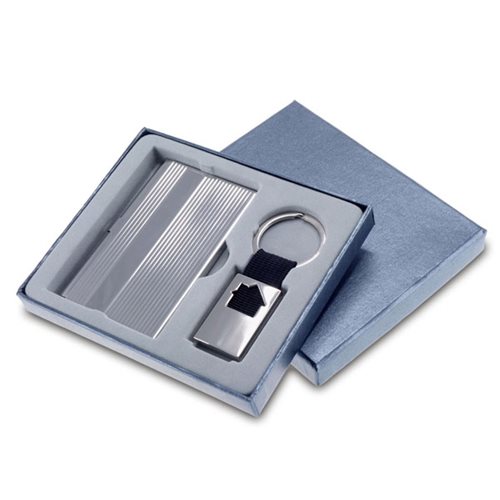 סט קאסה - מ"מ בית ממתכת וקופסת כרטיסי ביקור