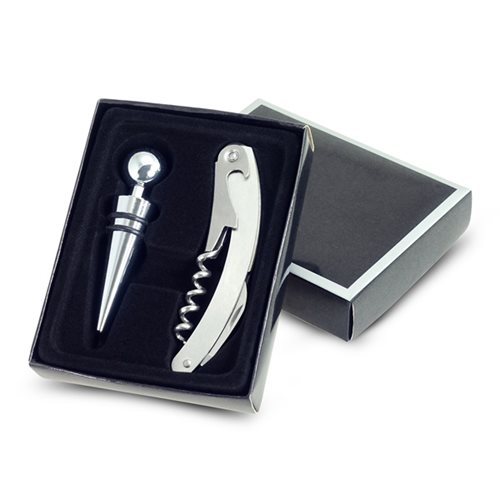 סנגרייה - סט יין 2 חלקים ממתכת באריזת קרטון