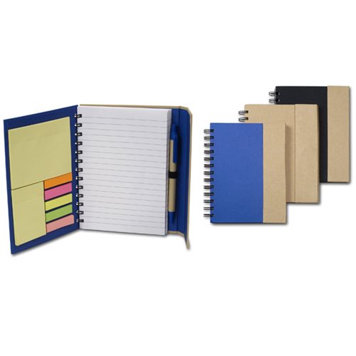 אמזונס - בלוק ספירלה עם סט דבקיות ועט