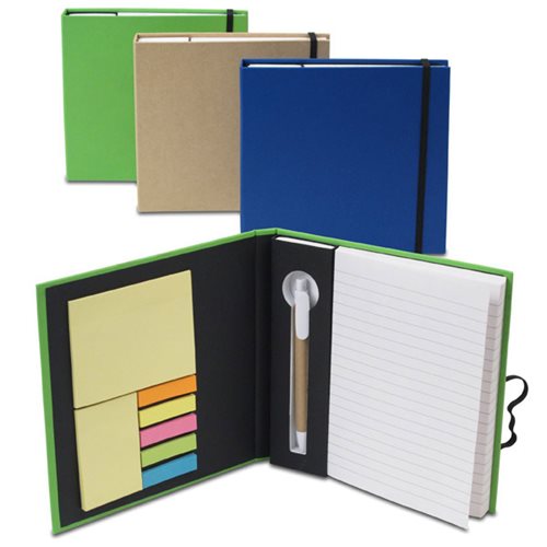 פרטיזן - בלוק נייר כריכה קשה עם עט ודבקיות