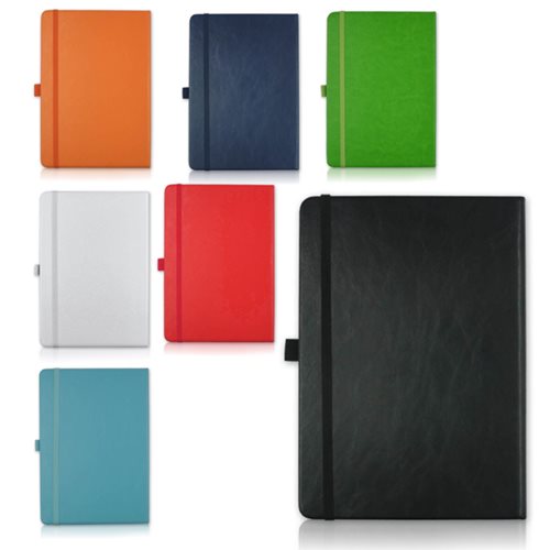 פוינטר - מחברת A5 כריכת P.U קשיחה