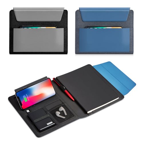 יוזר פולדר - A5 עם מטען נייד נשלף בנפח 5000 mAh