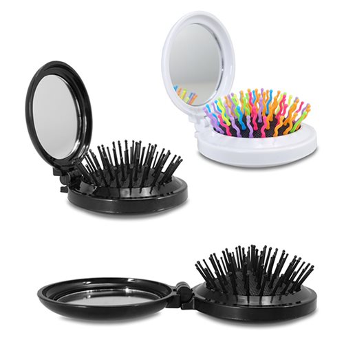 שיק - מברשת מראה מתקפלת קומפקטית