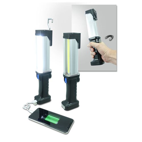 סאנשיין - פנס COB רב עוצמה ומטען 4000 mAh