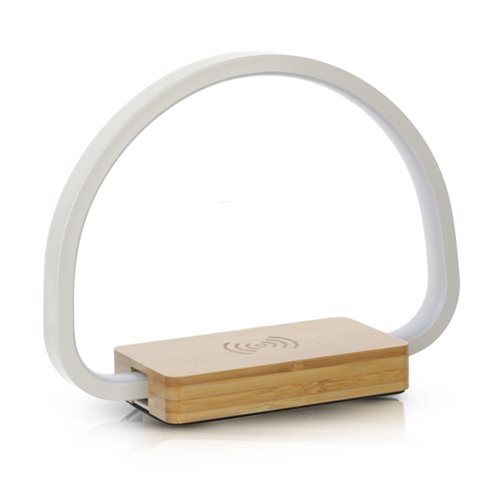 אורורה - מנורת טאץ' מטען אלחוטי מבמבוק ומתכת