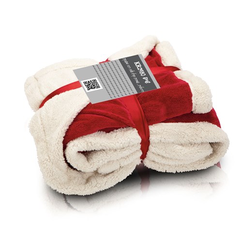 שייפ - שמיכה מפנקת עשוי שכבת קורל ושכבת צמר גודל 120X157 ס"מ