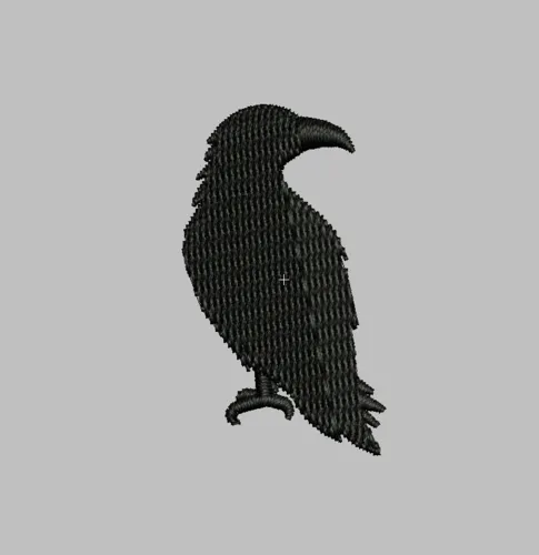 רקמה ממוחשבת עורב (2)